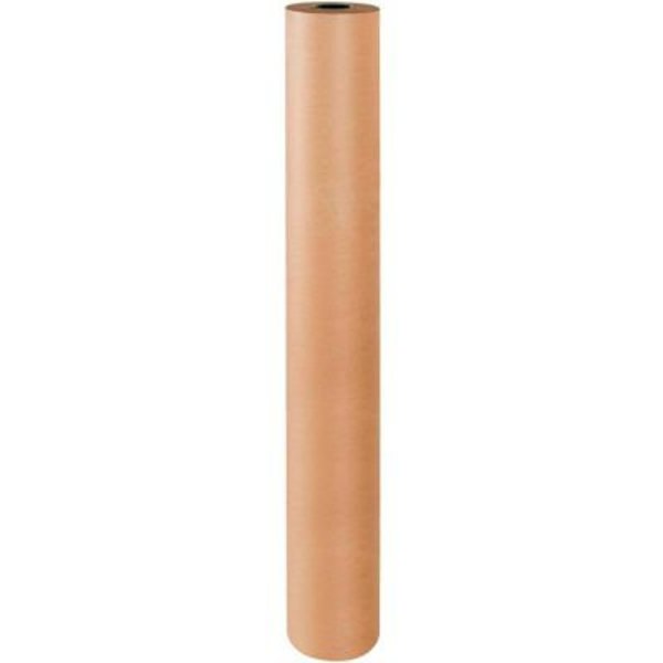 The Packaging Wholesalers Poly Coated Virgin Kraft Paper, 50 lbs., 60"W x 600'L, 1 Roll PKPPC6050